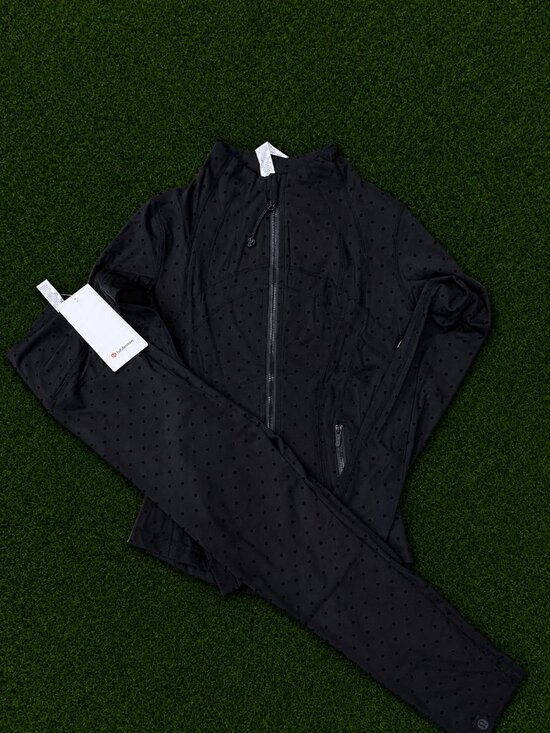 lululemon athletica Jackets & Blazers - Lululemon Define LEGGINGS Set (Polka Dot) Size 4-8